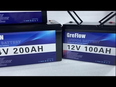 Batterie ricaricabile della batteria al litio 12v di volt 100Ah 24v della batteria 12 di Bluetooth lifepo4 solare