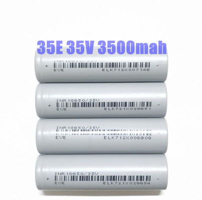 EVE 35V 18650 Batteria cilindrica 3.7 3500mah Batteria Li-Ion 3C Scarica