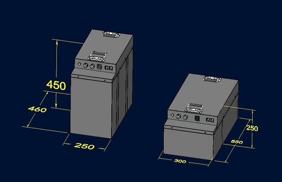 Batteria del veicolo elettrico di litio 48v 100ah 150ah 200ah costruita in BMS