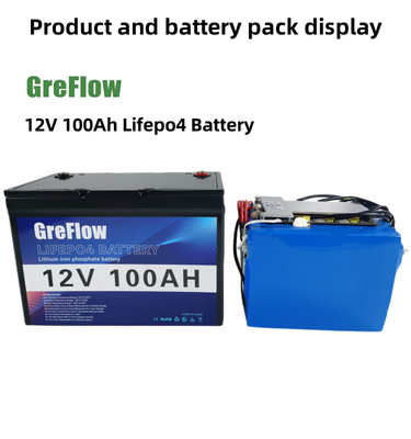 Batteria al litio ferro fosfato 12v 100Ah 150Ah 300Ah Con Bluetooth