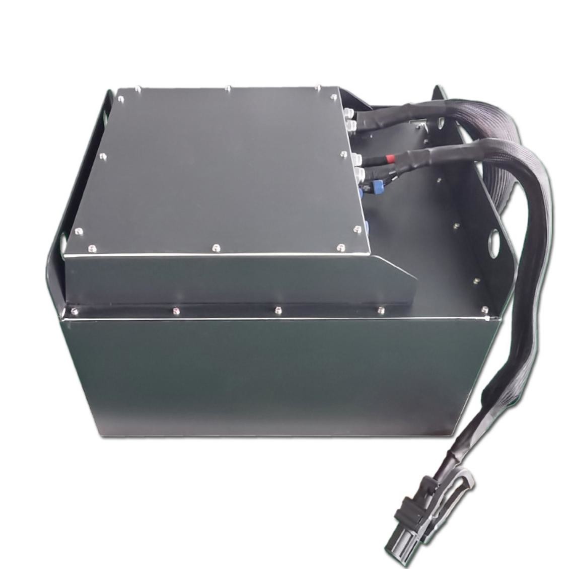 Connettore Rapido Batteria 80A Per Carrelli Elevatori Elettrici - Kit Con Spina, Morsetti In Rame, Isolamento PC